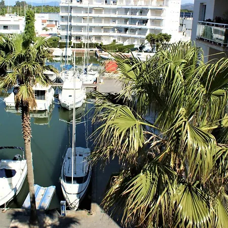 Apartment Con Vistas Al Canal En Residencia Con Piscina Av-20 Roses